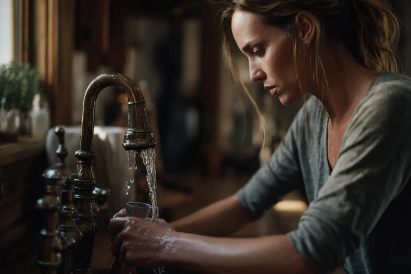 Aplicação de ácido cítrico para remover manchas de calcário em metais e torneiras