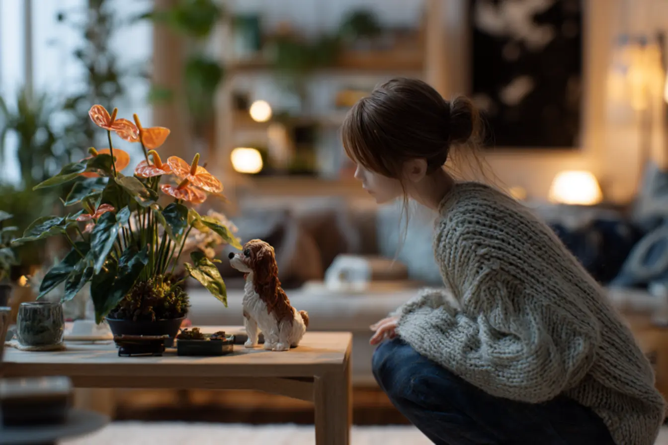 Cão com sinais de desconforto oral e salivação excessiva, indicando possível intoxicação por planta tóxica.
