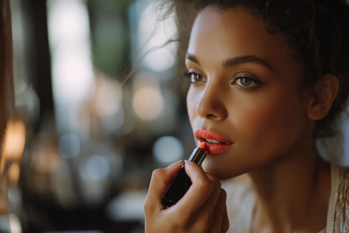 Preparação de lábios secos para aplicação correta do Batom Renew