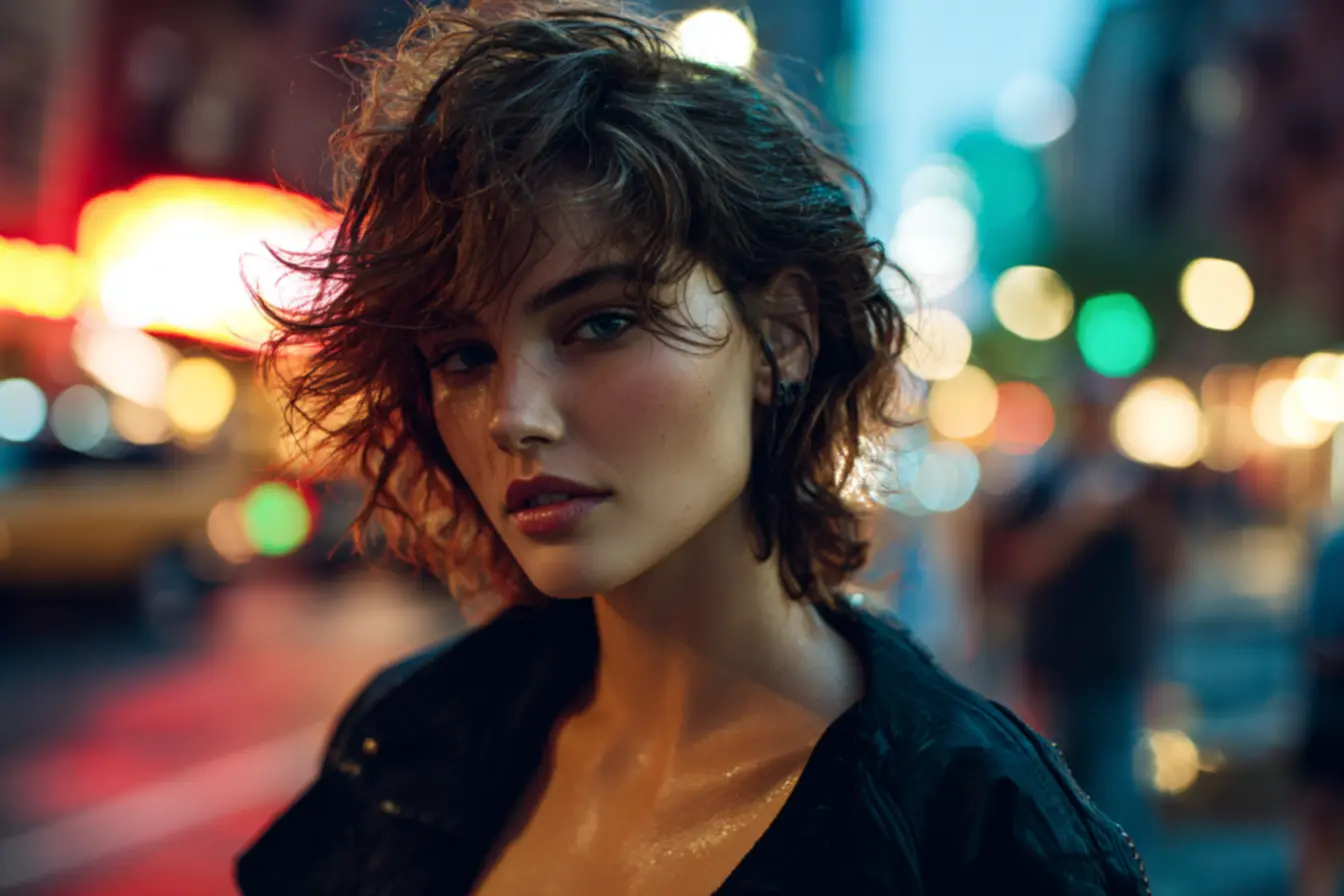 Visual de cabelo anos 80 revitalizado com volume e camadas modernas