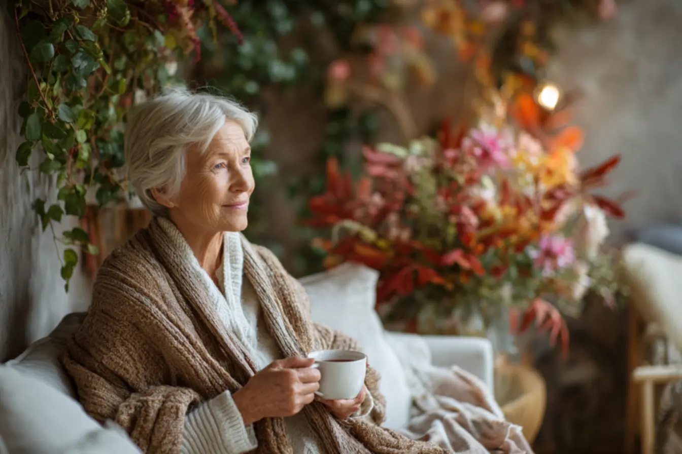 Chá de hibisco com canela para aliviar inchaço nas pernas de idosos de forma natural