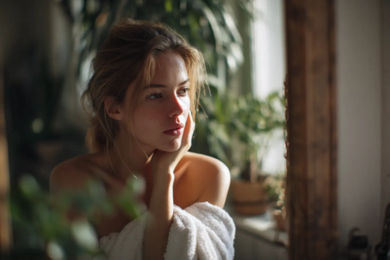 Cabelo loiro com frizz