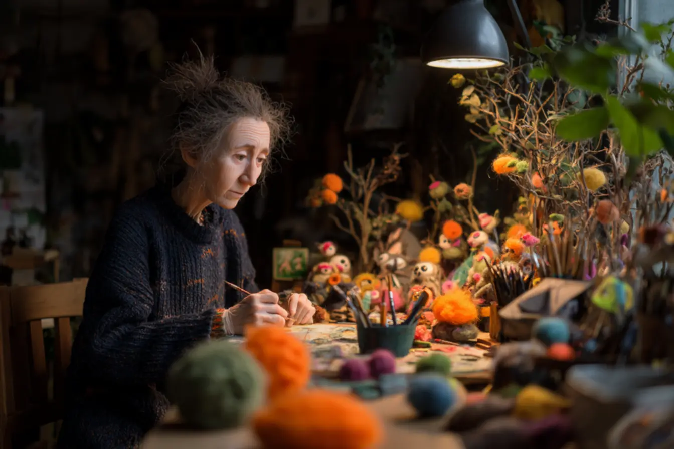 Tipos de moldes de cabelo para bonecas, biscuit, feltro e ilustração