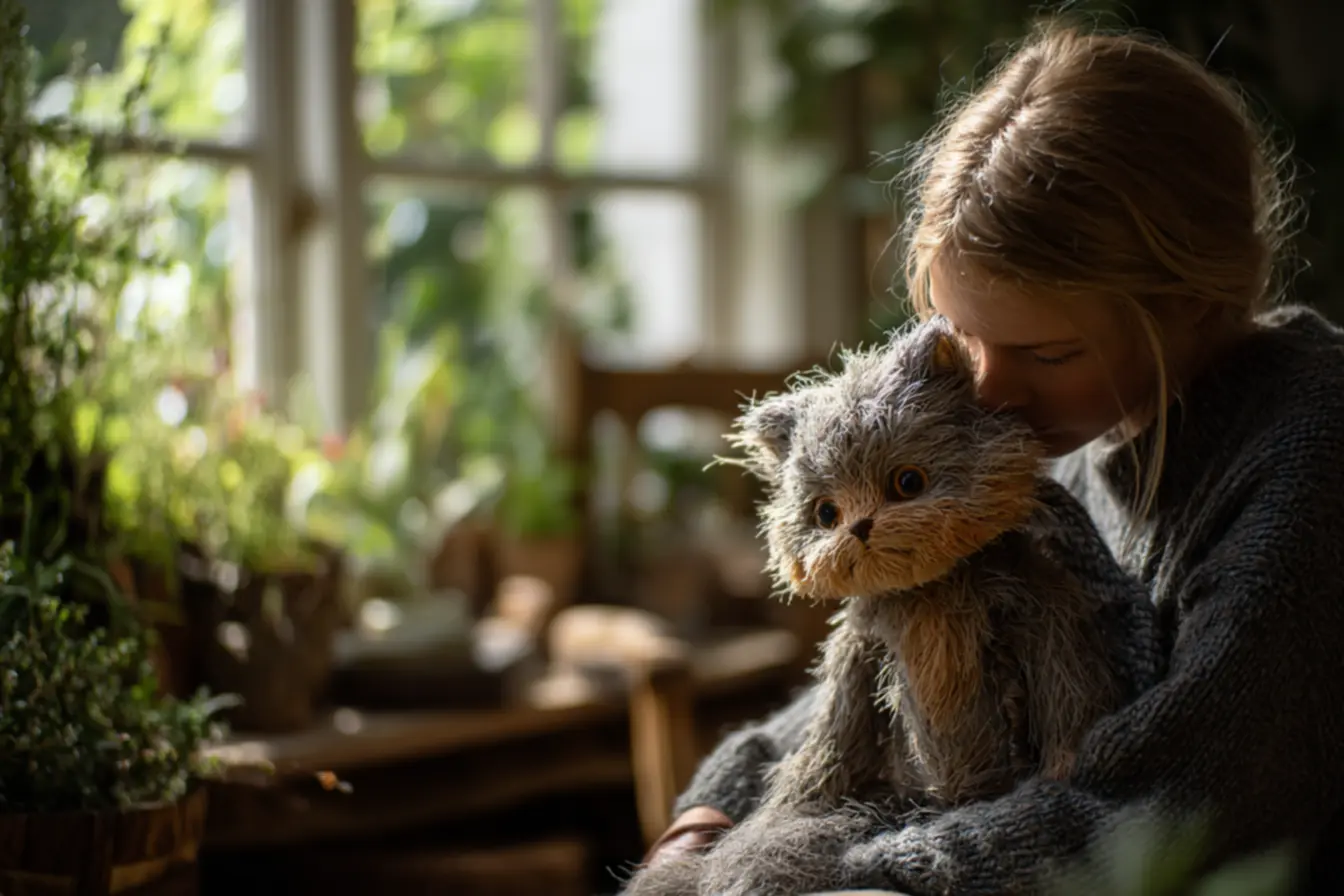 Tutor observando sinais de bolas de pelo em gato como vômito e mudança de comportamento