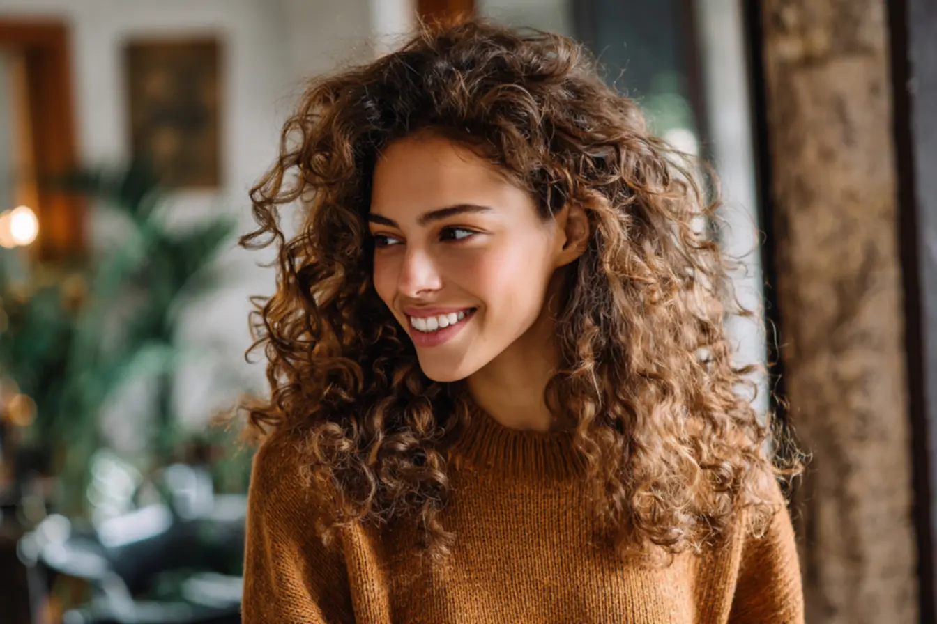 cortes em camadas para cabelos cacheados com volume controlado e definição natural