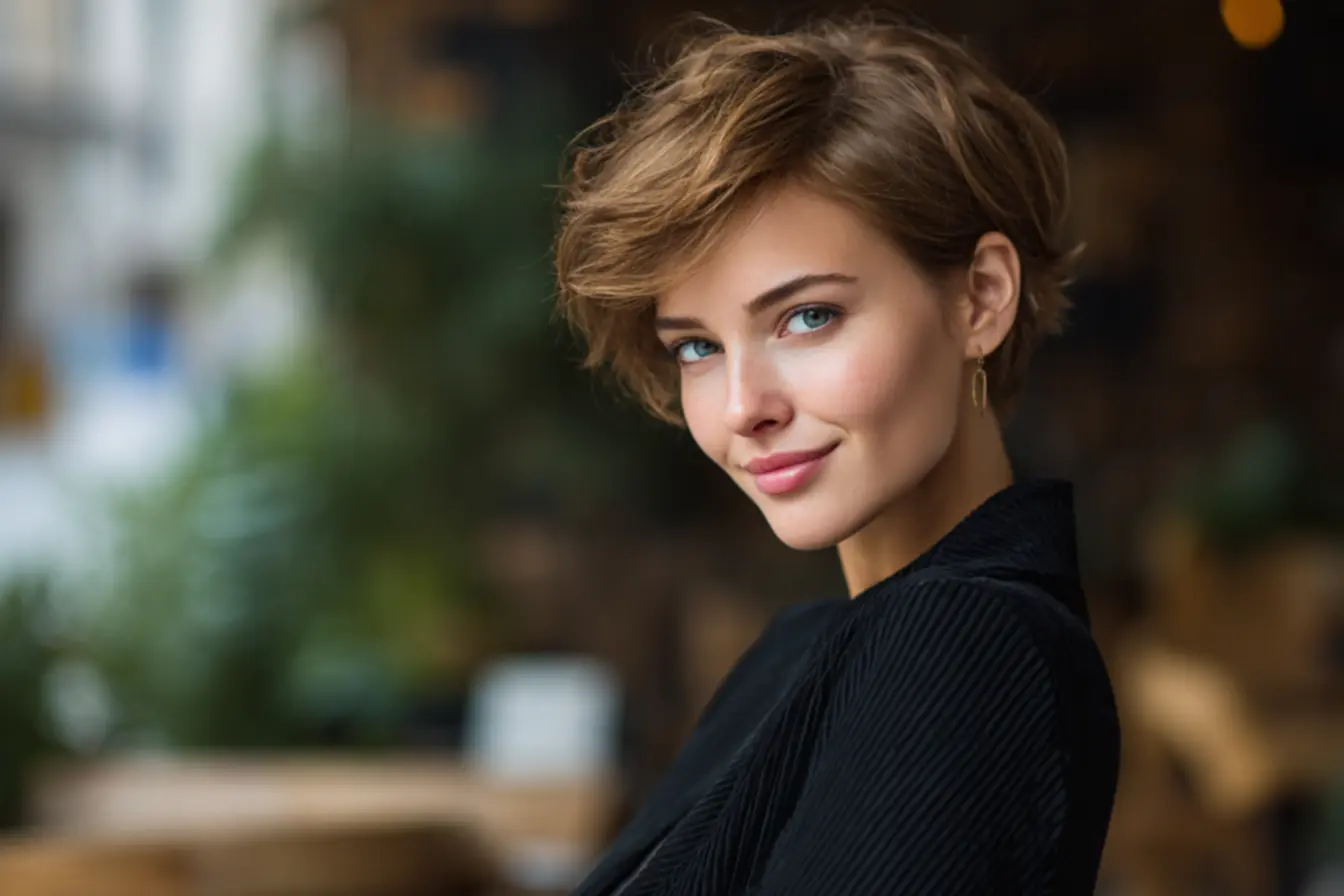 Tabela de cortes médios femininos para cada formato de rosto