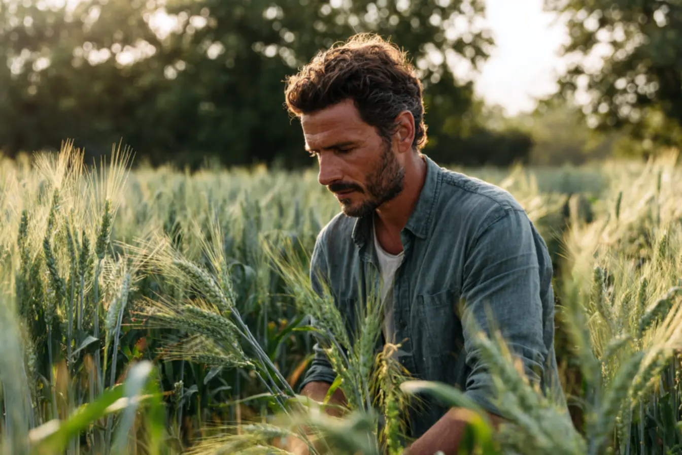 Tabela mostrando as fases de desenvolvimento do trigo, com foco nos cuidados e pontos de atenção em cada etapa