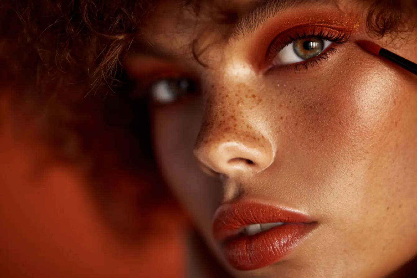 Maquiagem monocromática para tons de pele clara, média e morena