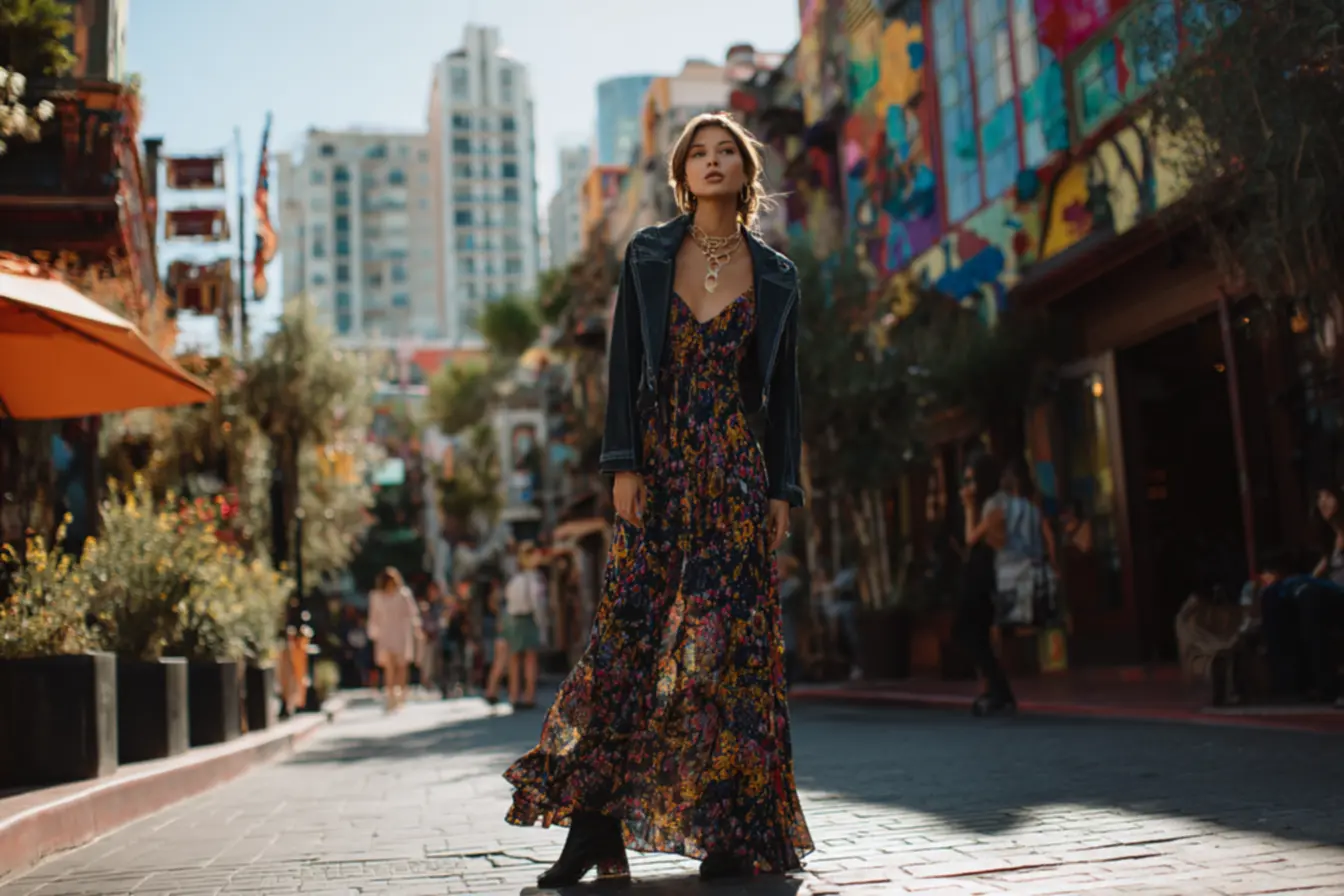 Moda disco anos 70 com paetês, lurex e macacão metalizado para festas