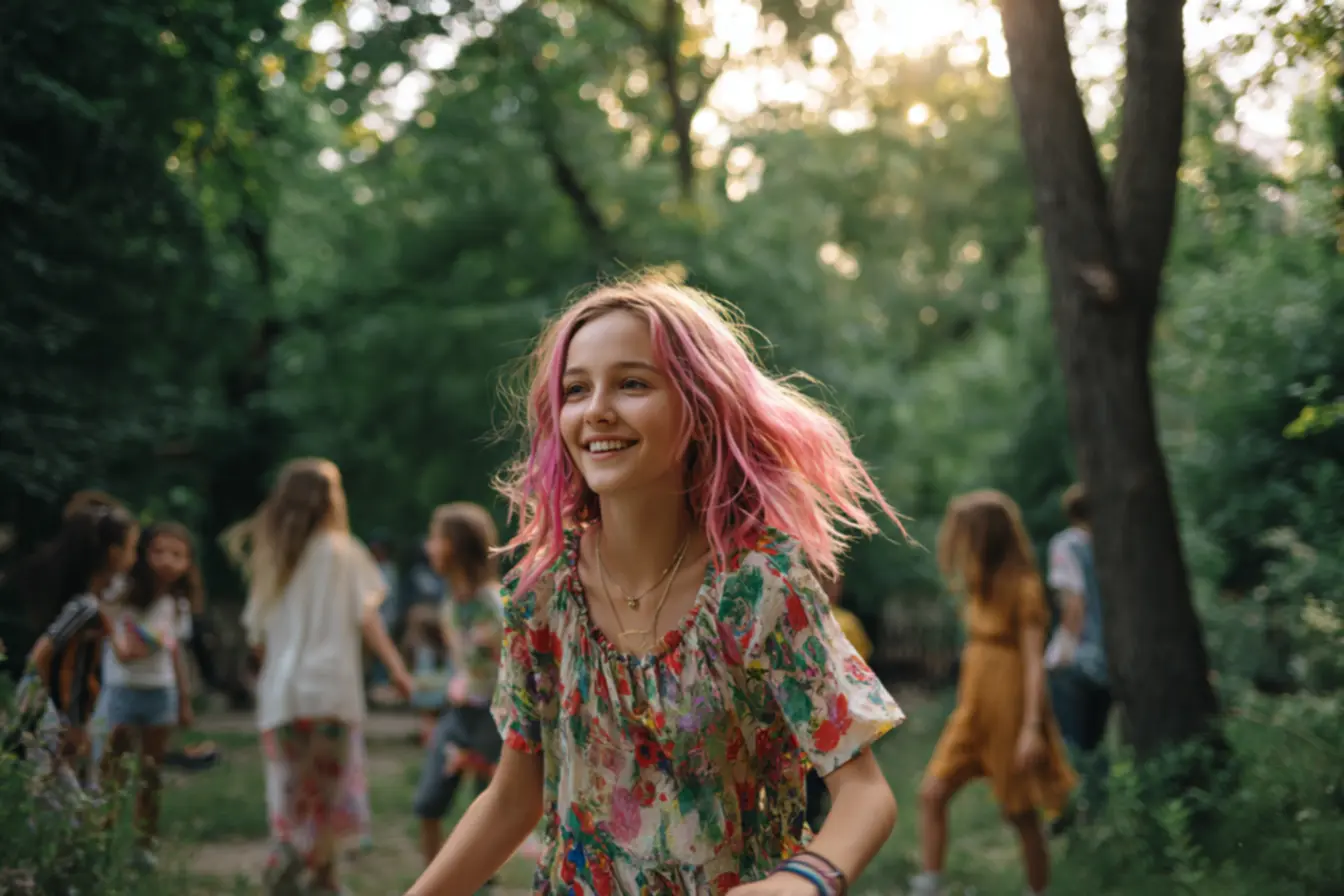 Produtos para cabelo rosa infantil