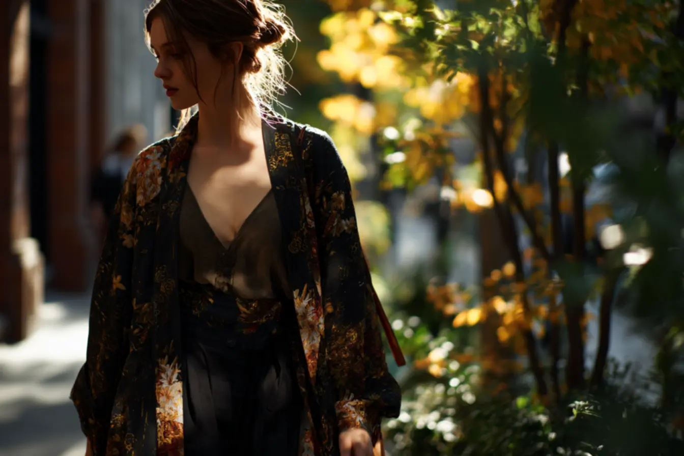 Look Kimono em diferentes estilos