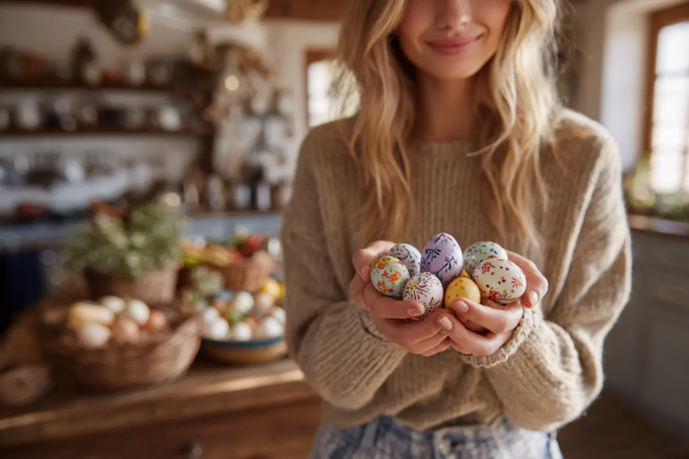 Ingredientes simples para fazer mini ovos de Páscoa recheados e econômicos