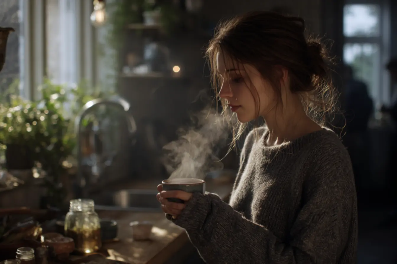 Ambiente seco com ar-condicionado influenciando ressecamento e irritação na garganta