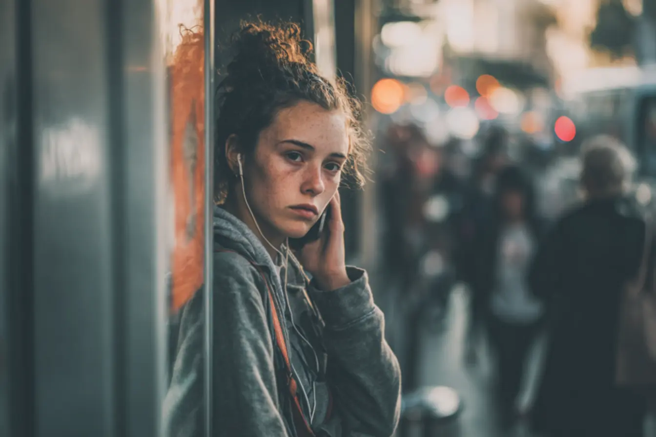 Homem analisando extrato bancário em frente a um caixa eletrônico, destacando o controle financeiro