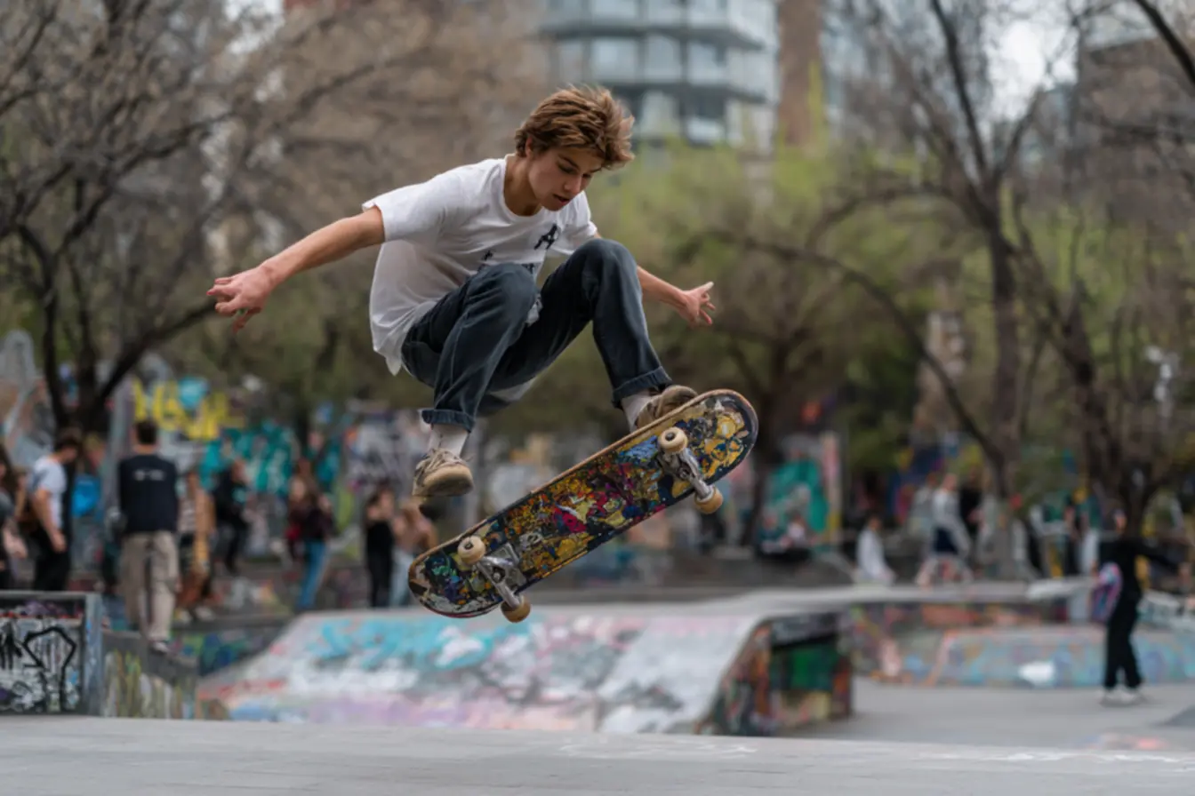Shape de skate de maple canadense com excelente pop e durabilidade para street e park