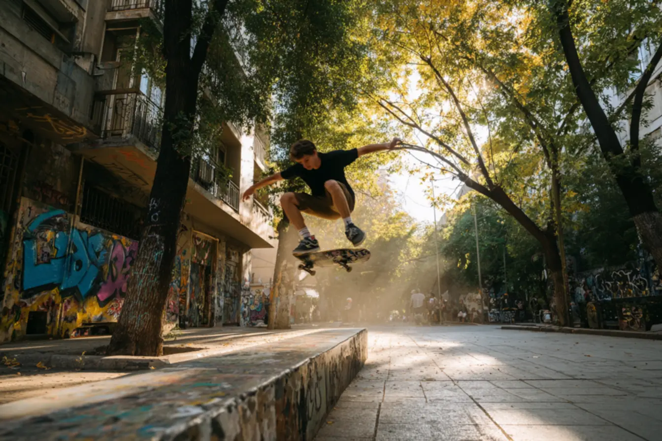 Variedades de estilo no skate