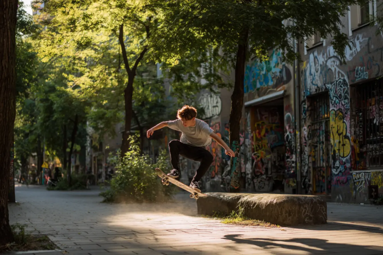 Shape de skate em maple na prática