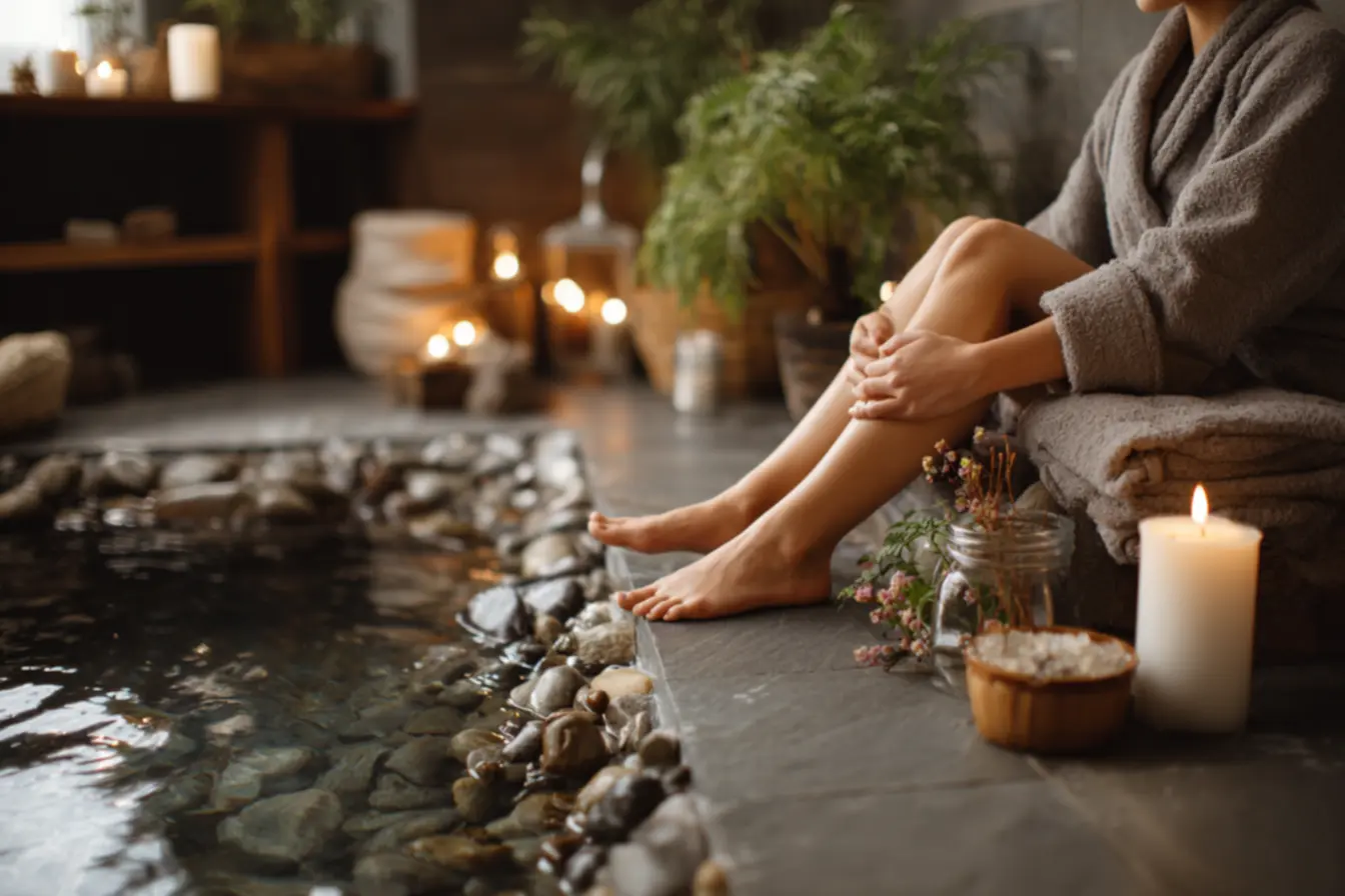 Esfoliante caseiro para pés ressecados com ingredientes naturais