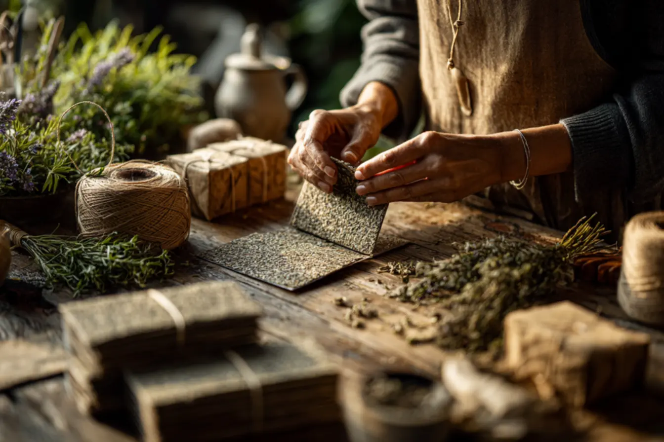 Organização para transformar saquinhos de chá em fonte de renda