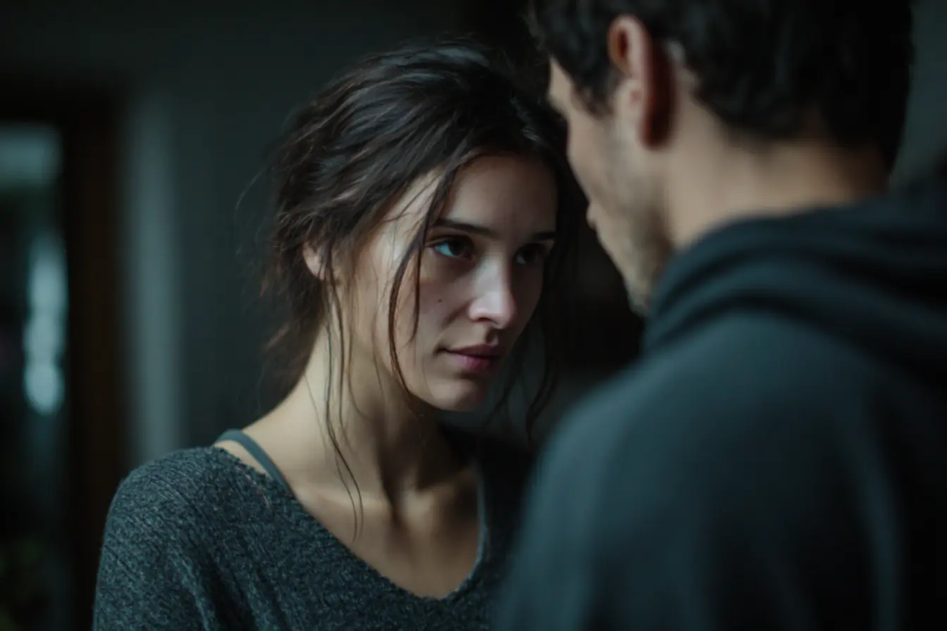 Elenco de Uma Batalha Após a Outra em cena de forte carga emocional