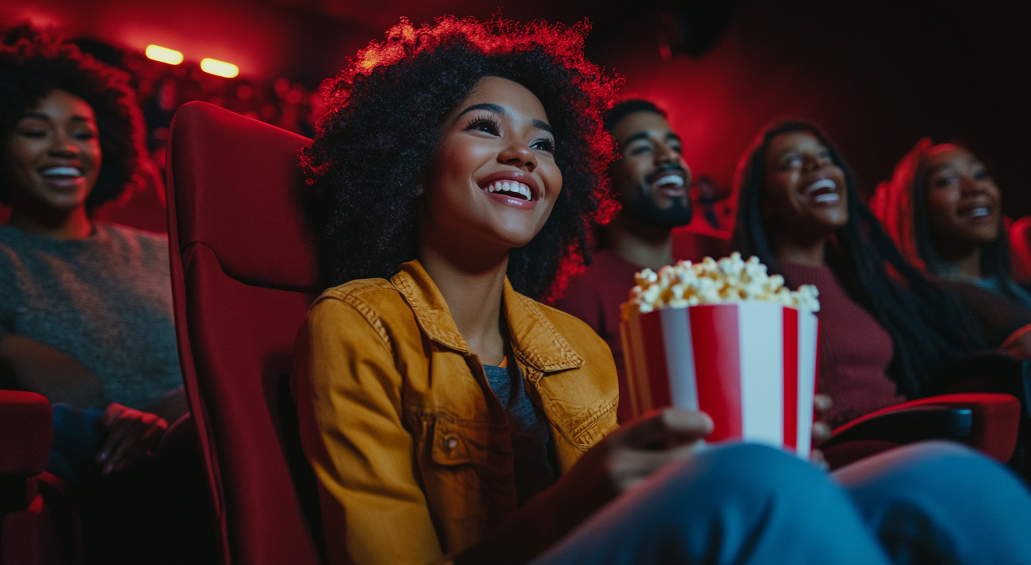 Poltronas confortáveis do Cinemark