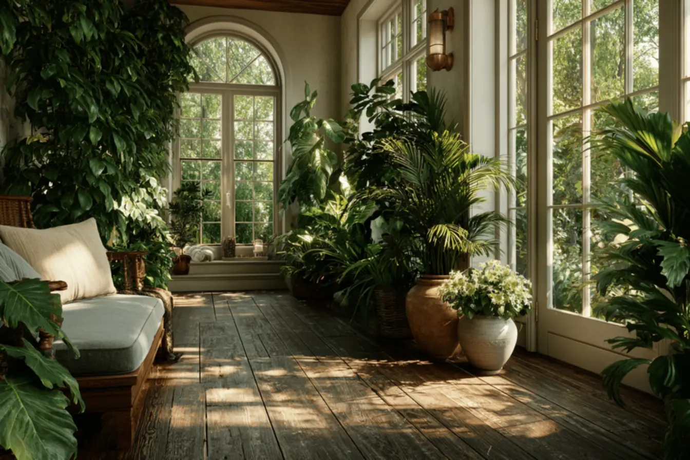 Mini jardim com diversas plantas fáceis de cuidar, como cactos e suculentas, para espaços compactos.
