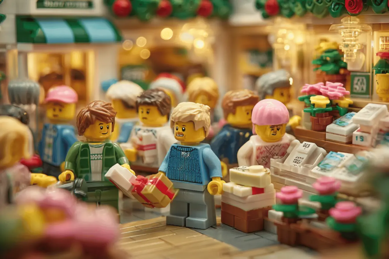 Pequenos comerciantes celebrando o sucesso na Black Friday, fortalecendo a economia local com novas oportunidades.