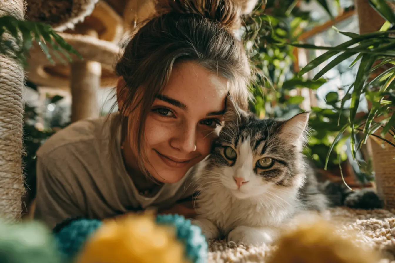 Gato se alimentando de ração premium, essencial para gatos que vivem mais