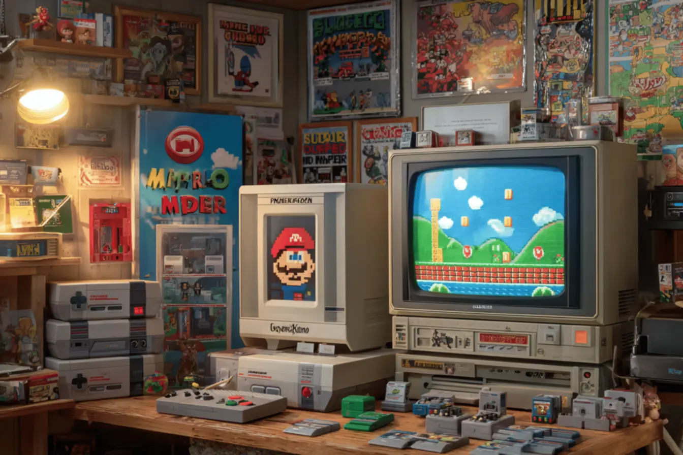 Cena de ação intensa de um jogo moderno, representando a qualidade gráfica e narrativa dos melhores jogos