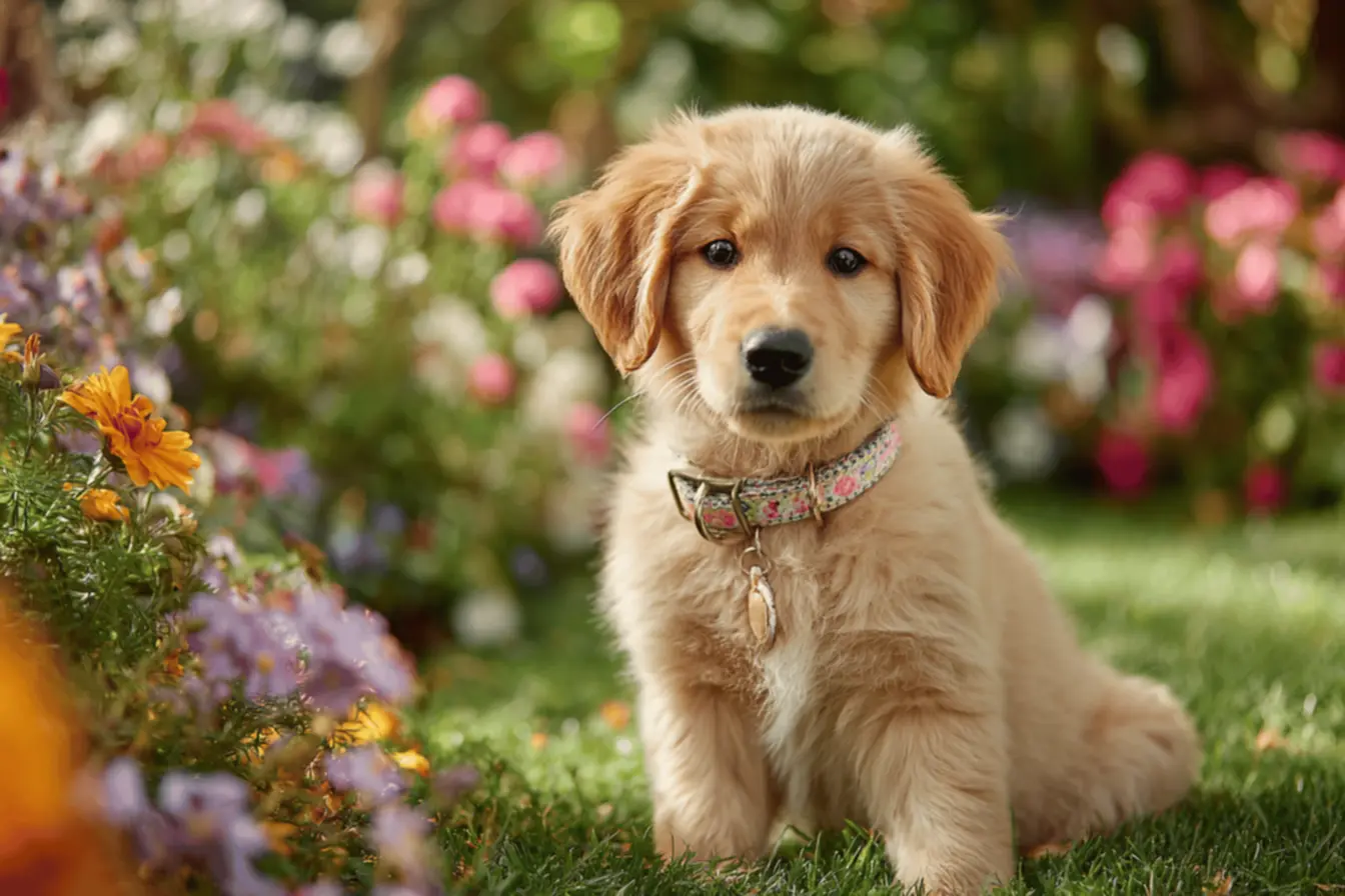 Família feliz escolhendo nomes de cachorro para seu novo filhote