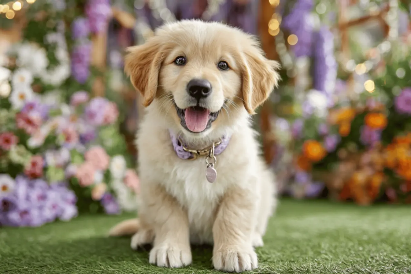 Cãozinho fofo e brincalhão com personalidade única