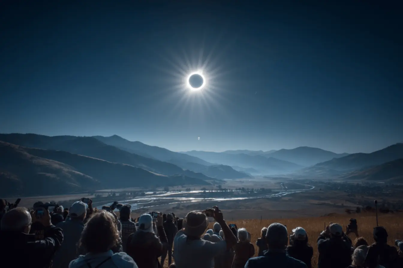 Equipamentos de segurança para observação de eclipse solar, incluindo óculos e filtros especializados