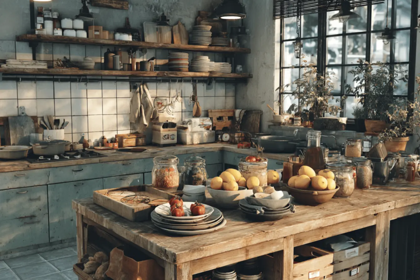 Organizadores verticais em armários, um dos truques para economizar espaço na cozinha
