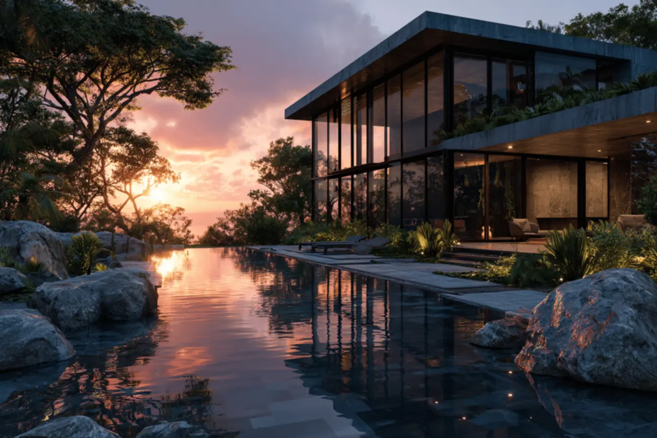 Interior deslumbrante de uma das casas mais caras do Brasil com design moderno