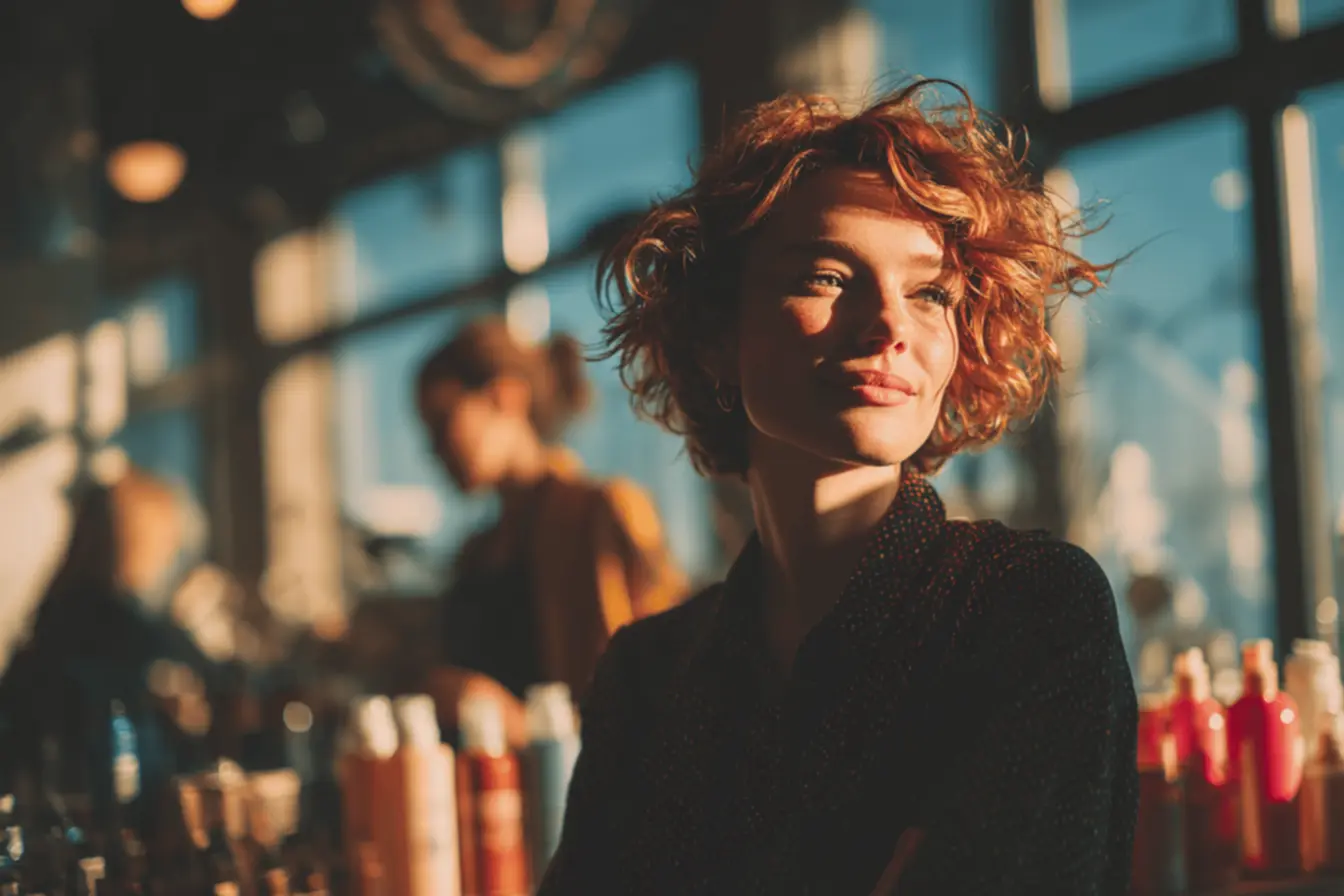 Mulher com long bob assimétrico, um dos cortes de cabelo que rejuvenescem e são tendências de 2026.