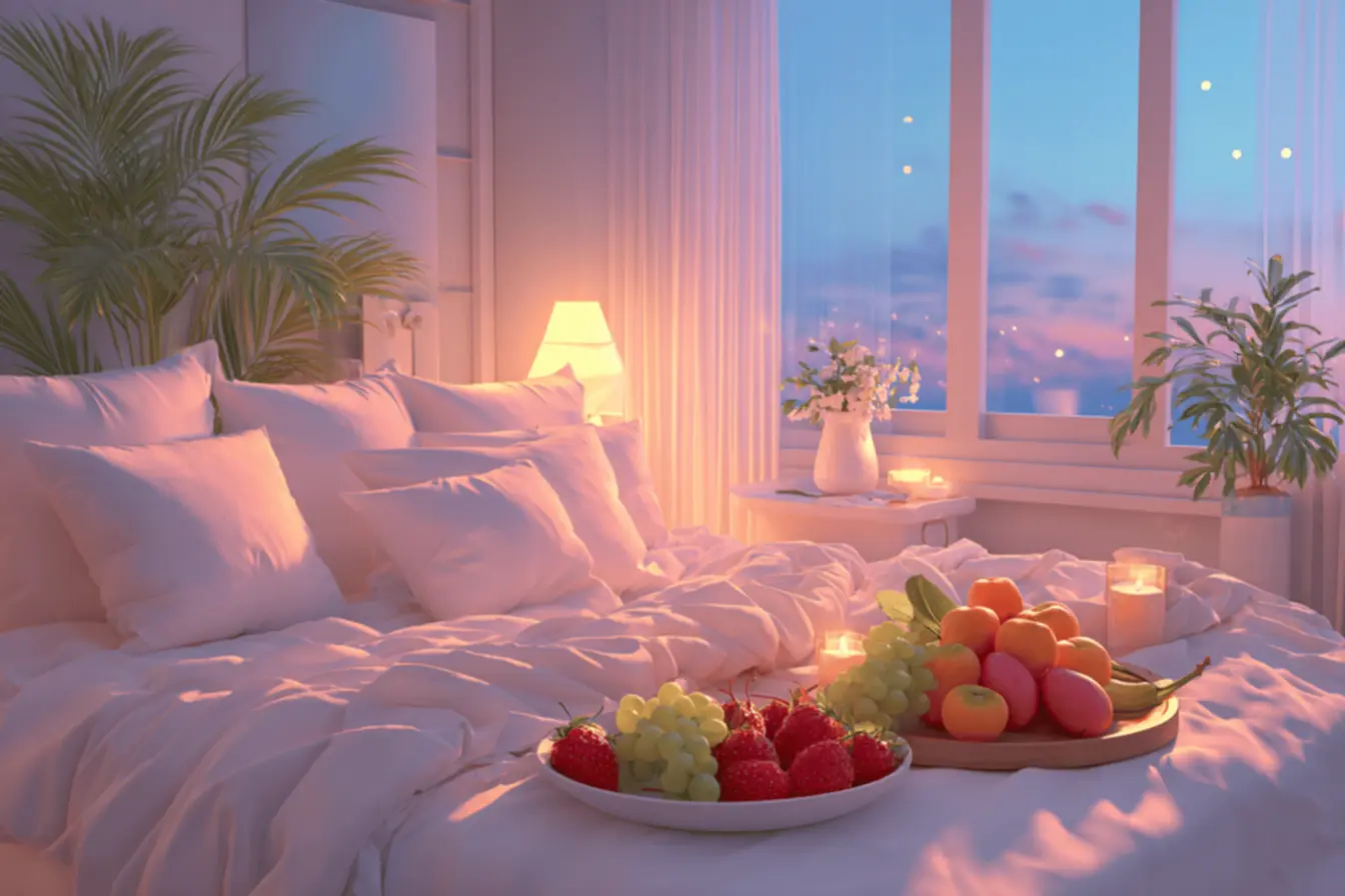 Uma tigela de maracujá fresco e relaxante, uma das principais frutas para acalmar o sistema nervoso e promover o repouso.