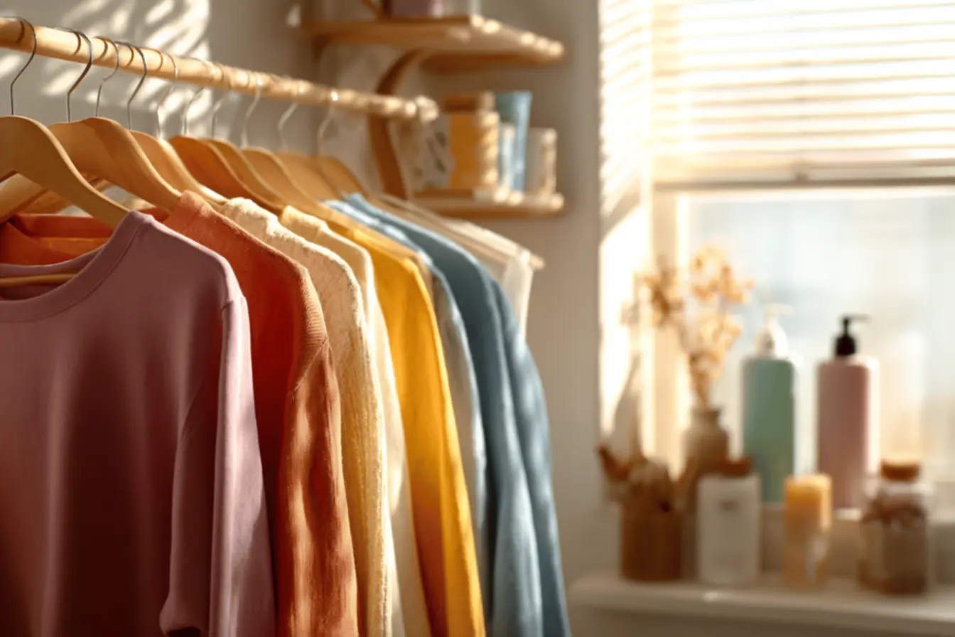 Máquina de lavar cheia e roupas compactadas, mostrando um dos erros comuns ao lavar roupa que comprometem a limpeza.
