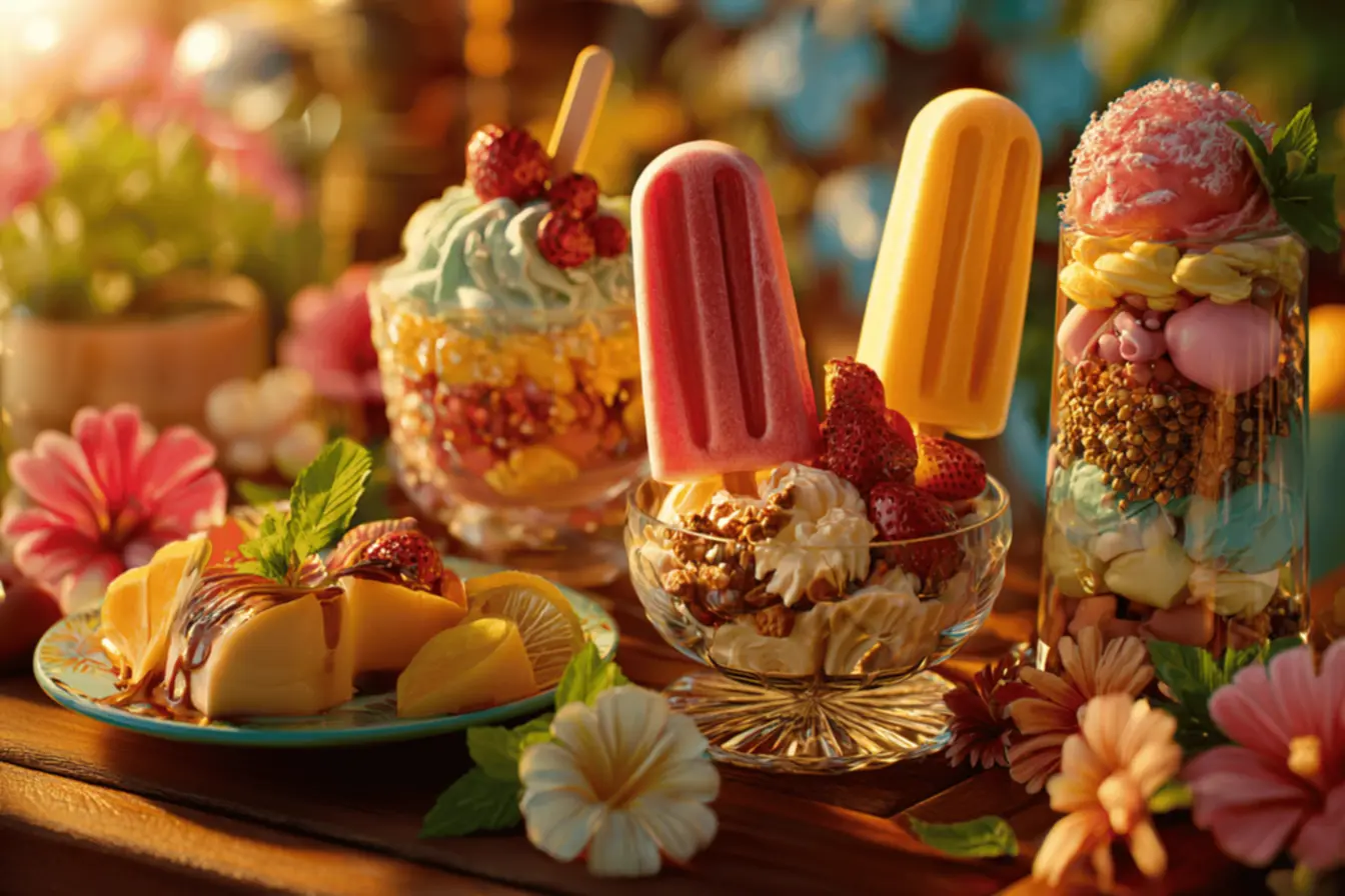 Pavê de chocolate com sorvete, delicioso e uma das sobremesas geladas para o verão.