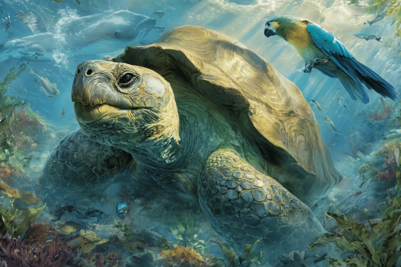 Mecanismos de reparo celular que explicam a vida longa de alguns animais marinhos.