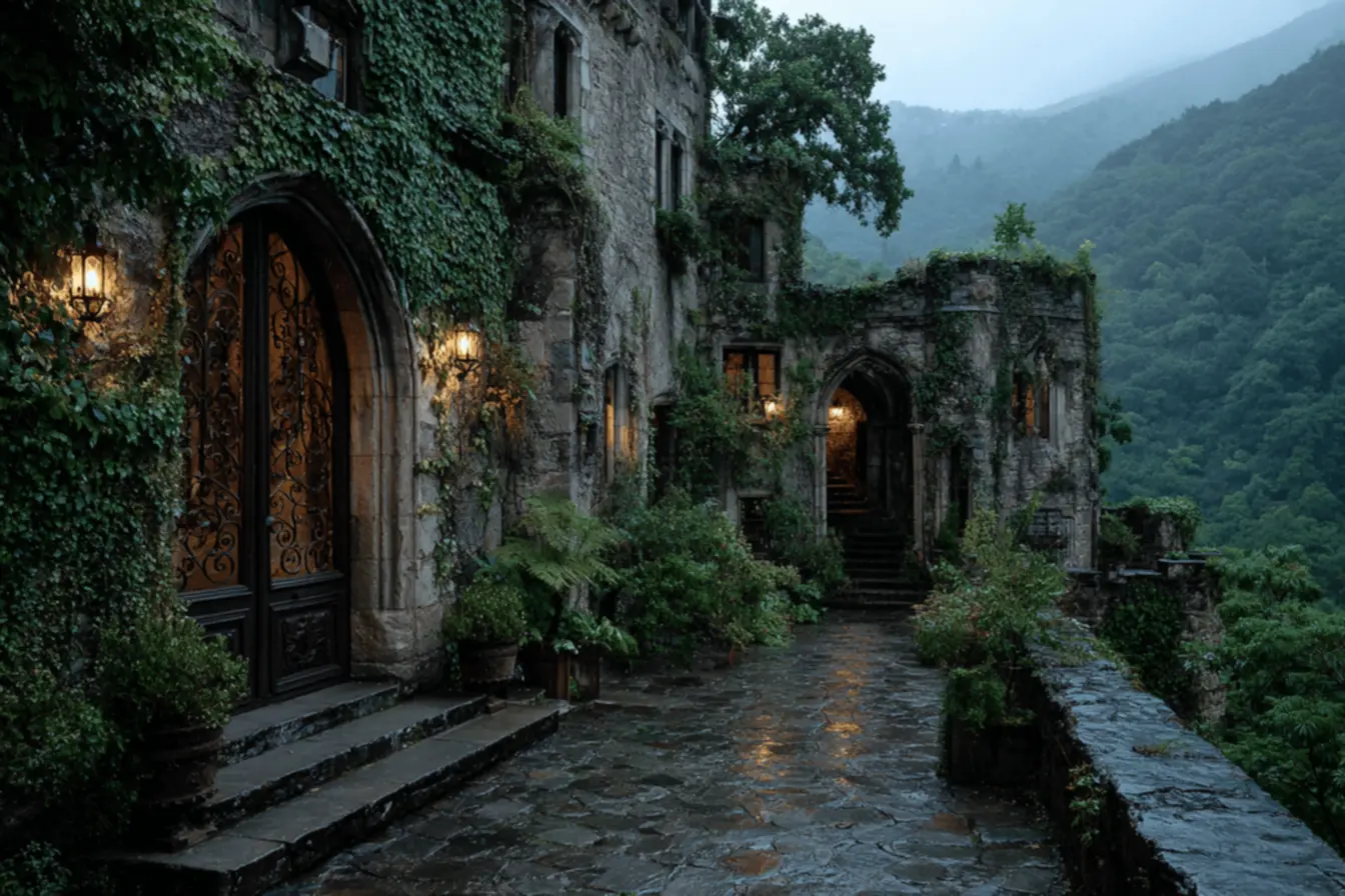 Passagens secretas e labirintos dos castelos medievais