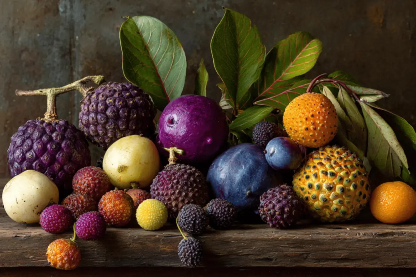 Fruta Jabuticaba no tronco, exemplo de caulifloria e frutas curiosas