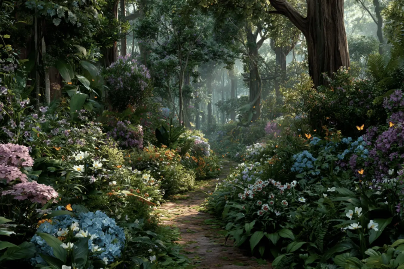 Trepadeiras de crescimento acelerado cobrindo uma parede verde