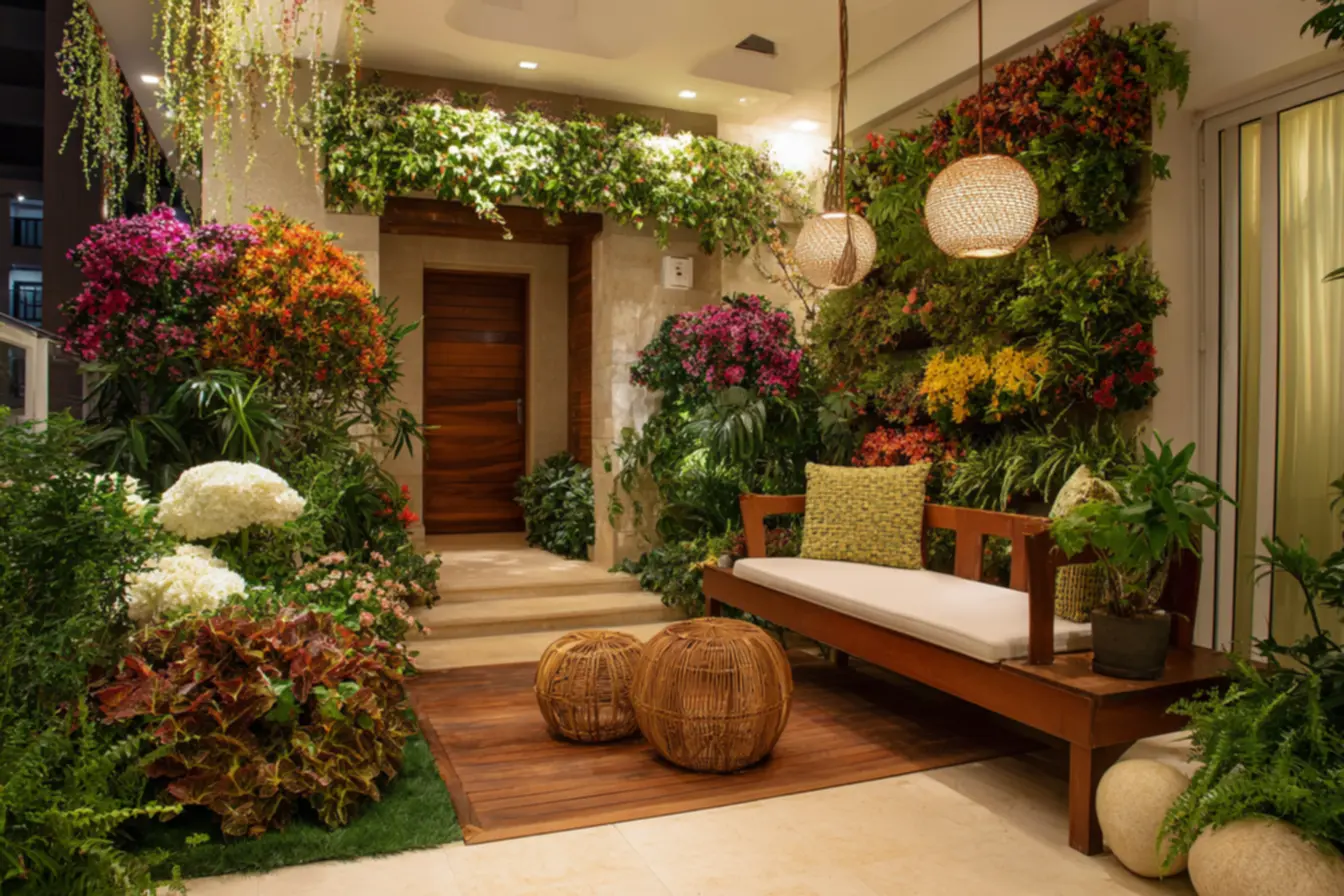 Vasos e cachepots para decoração de jardins pequenos