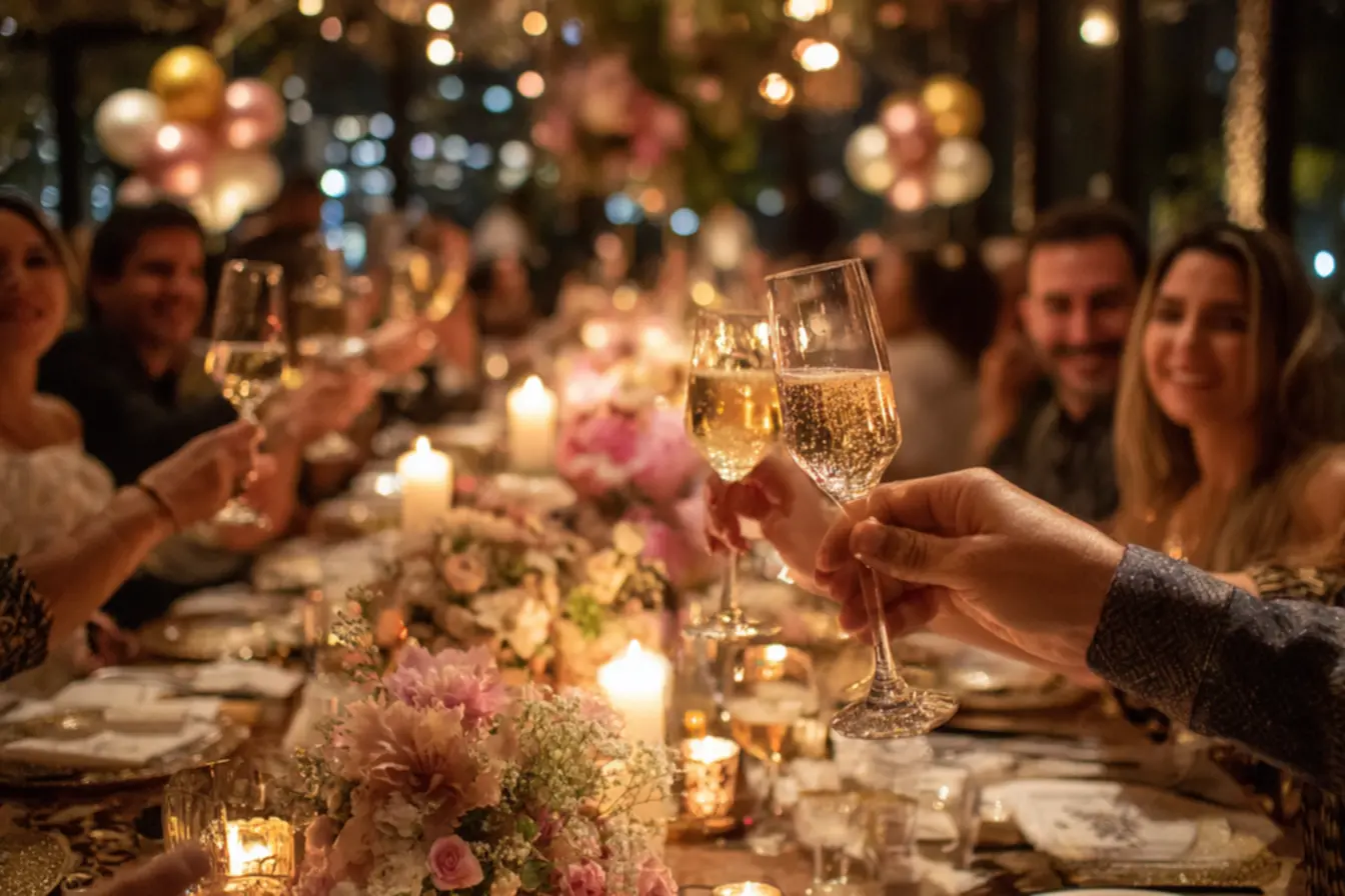 Decoração minimalista para o Ano Novo