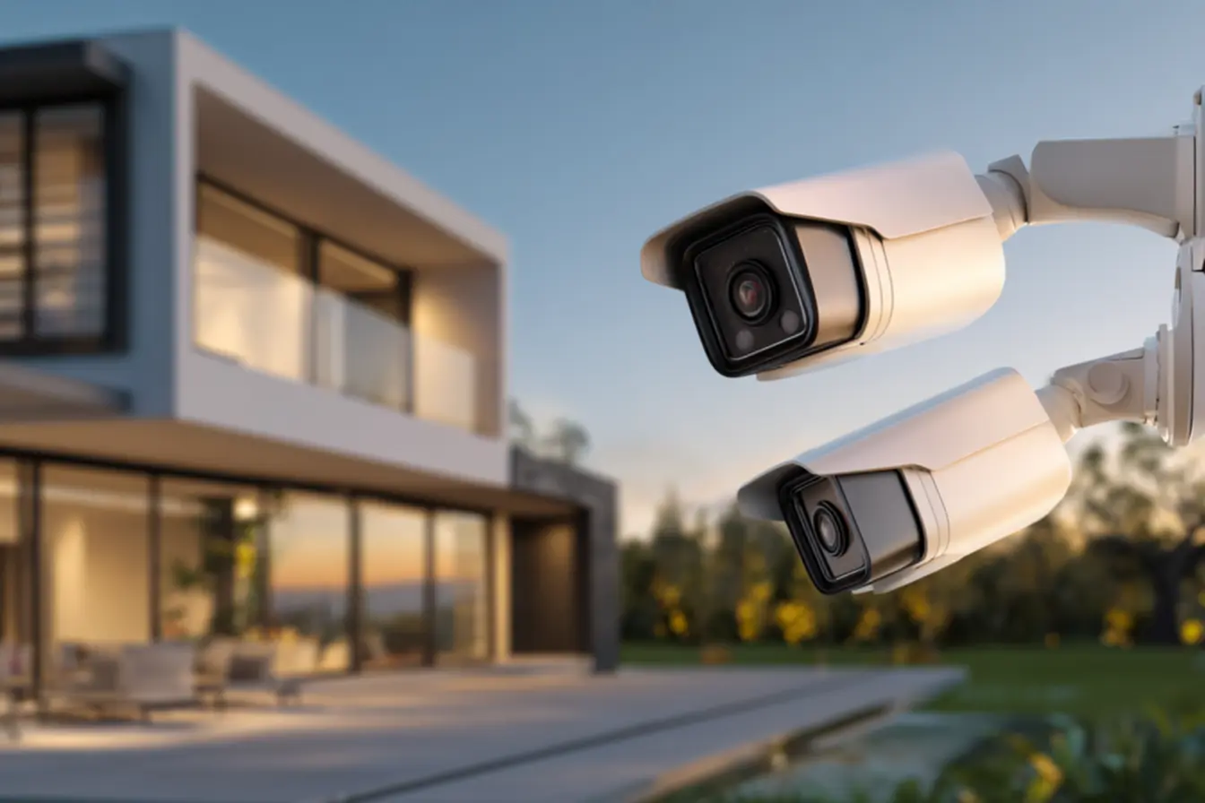 Câmera de segurança Wi-Fi em casa