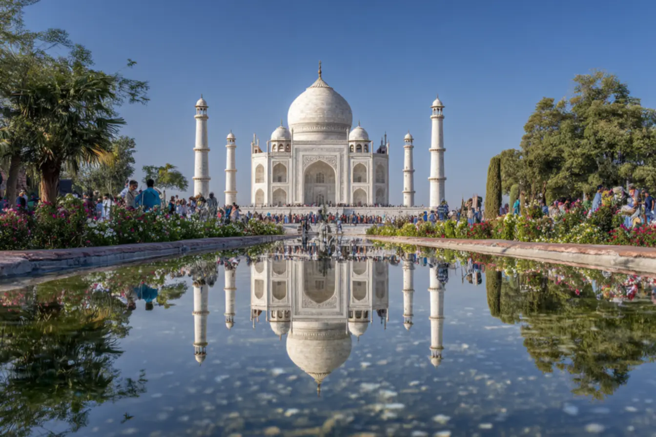 Vista panorâmica da Grande Muralha da China