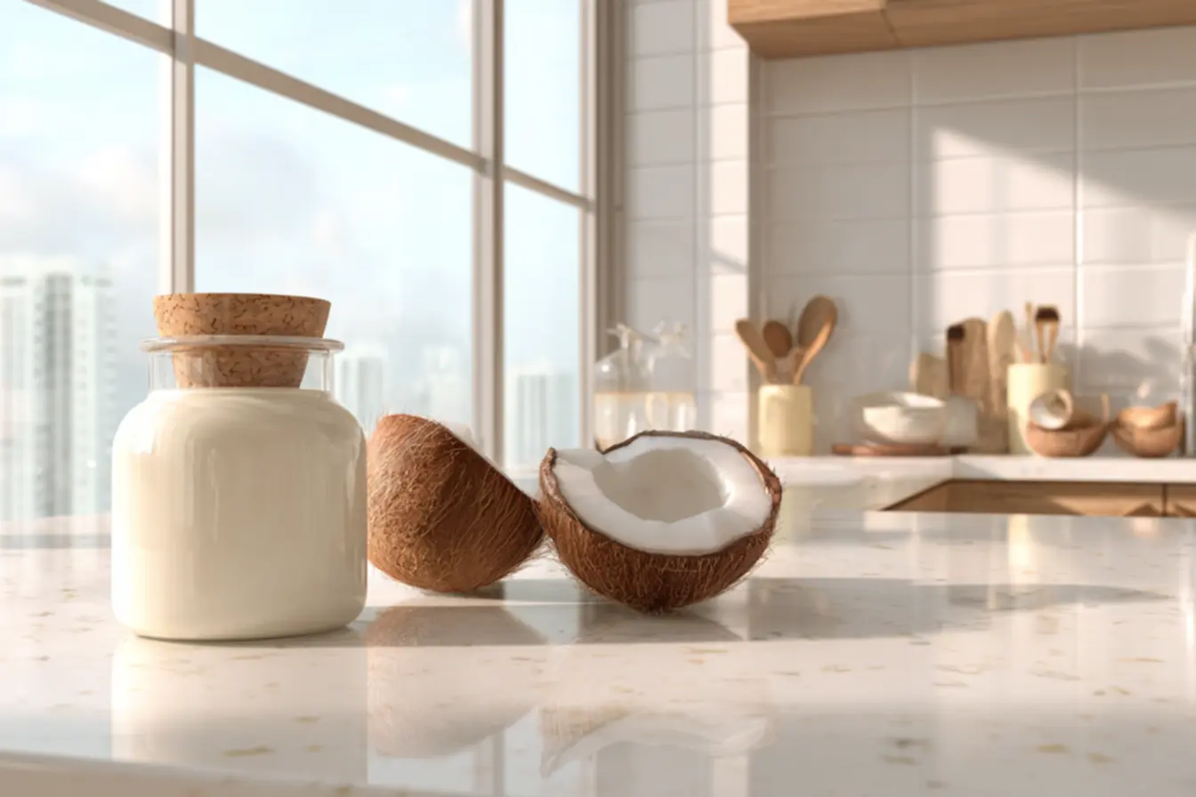 Removendo manchas com óleo de coco