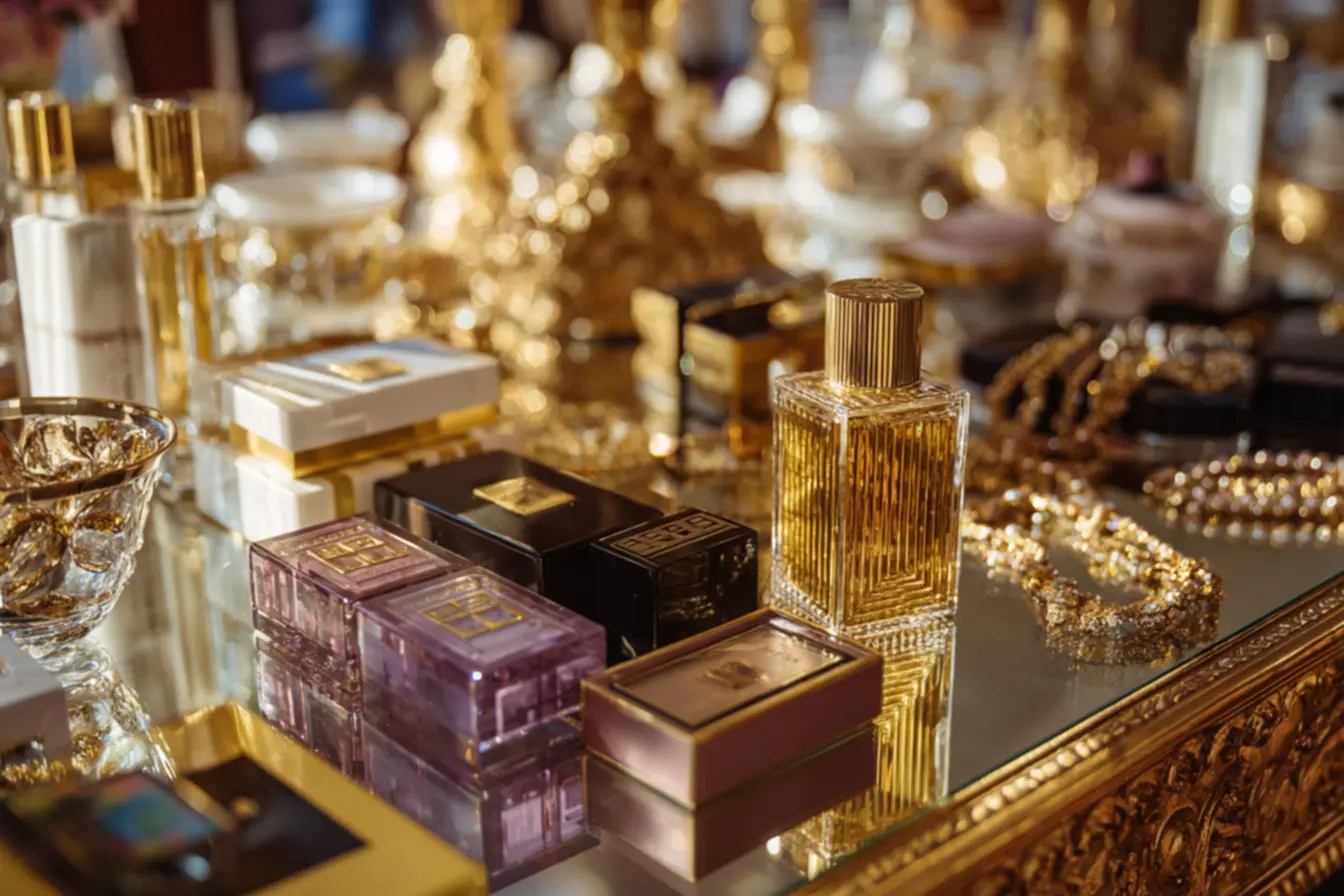 Sérum facial com partículas de ouro, um dos itens mais procurados nas maquiagens mais caras