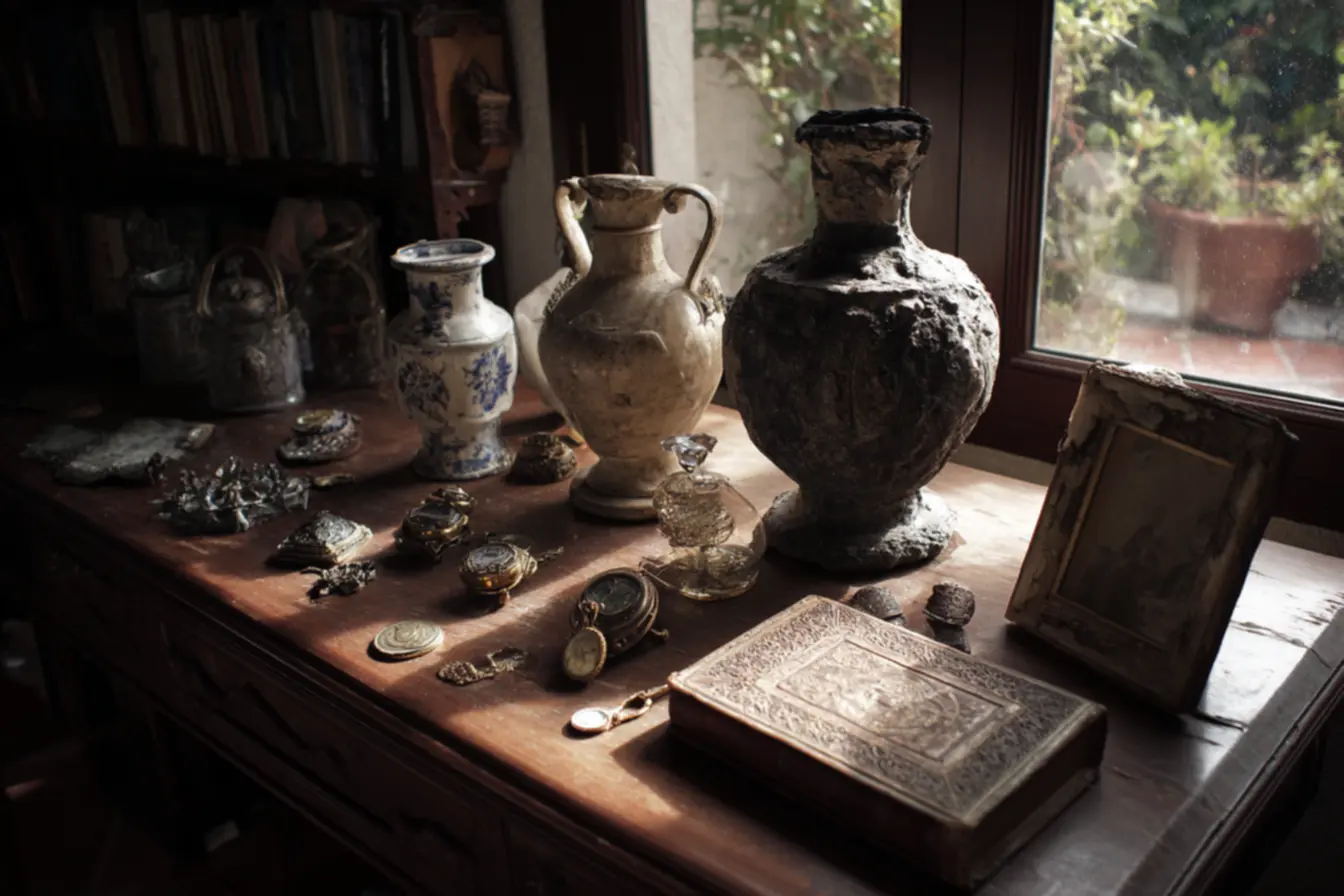 Moedas antigas raras, um tesouro escondido