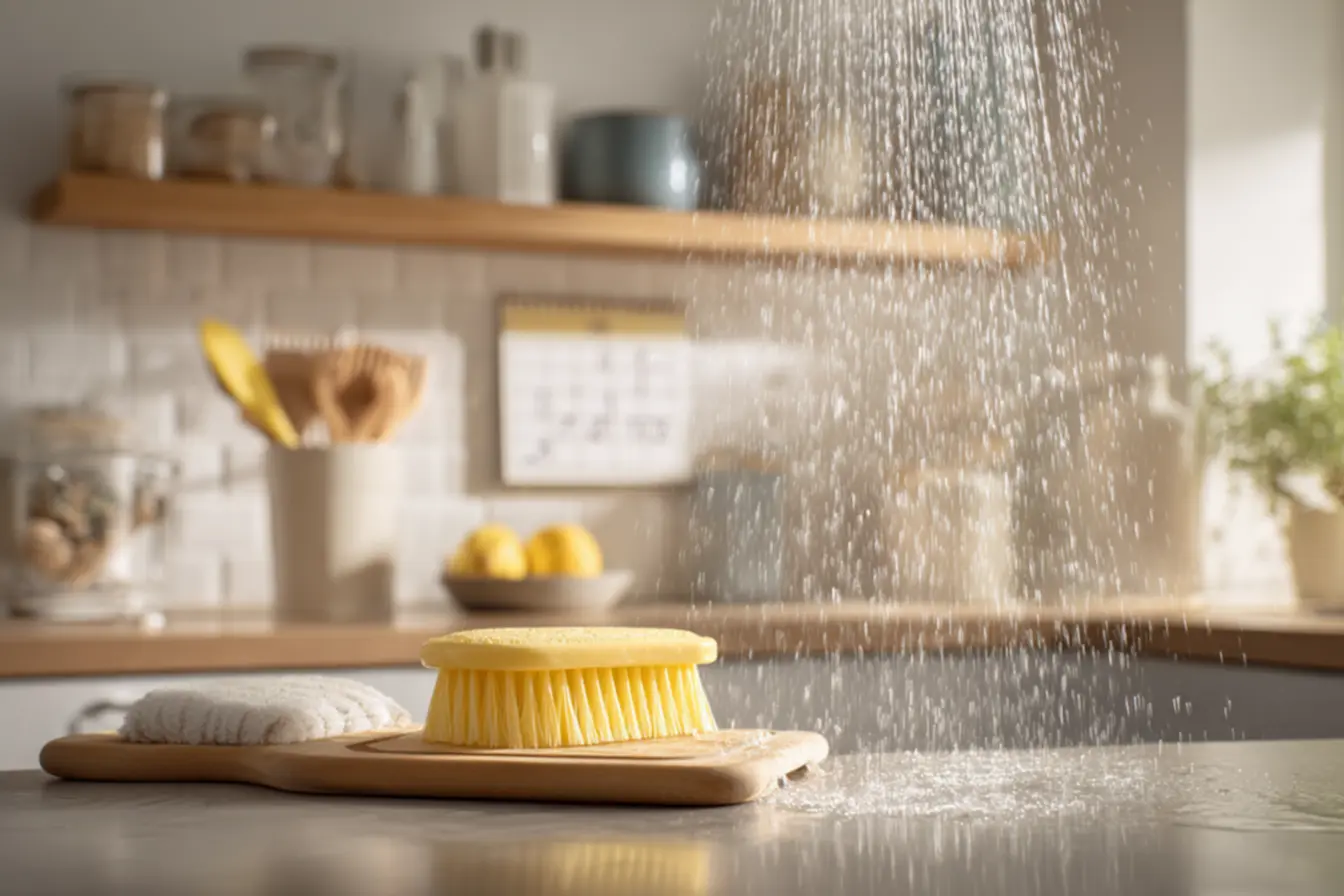 Verificando a temperatura da água para evitar o erro na limpeza.
